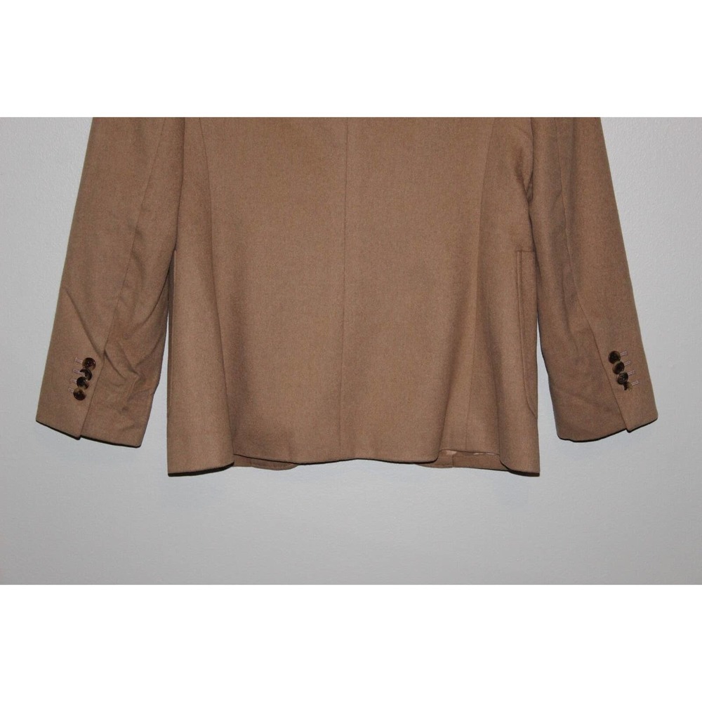 Brooks Brothers Camel Hair Boyfriend Blazer Jacket Italian Tan Women's 8 H14486 - Picture 8 of 12